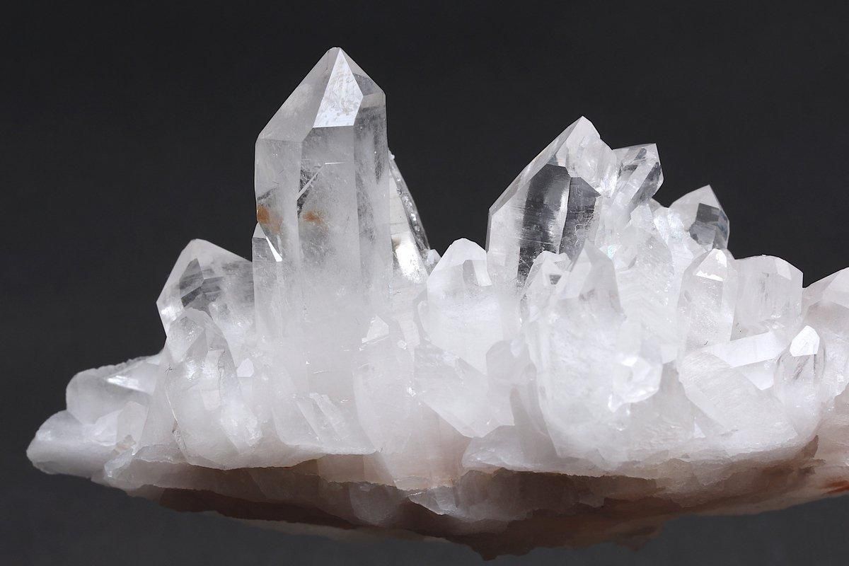 透明度抜群！アーカンソー州産水晶クラスター 透明度抜群！アーカンソー州産水晶クラスター