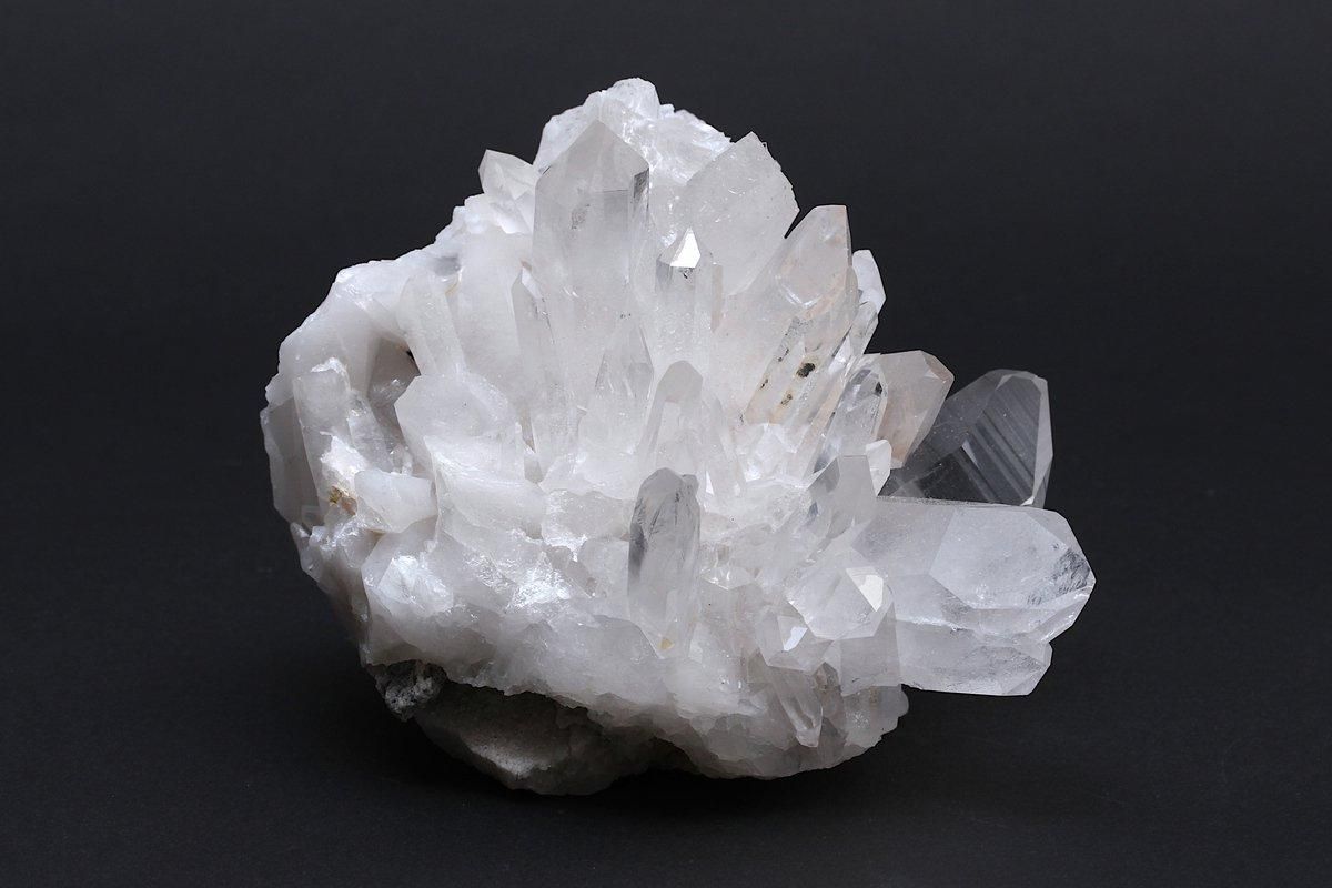 透明度抜群！アーカンソー州産水晶クラスター