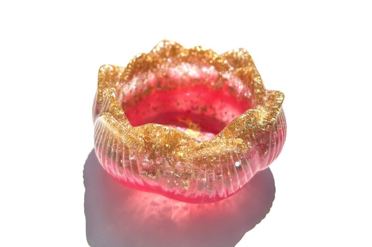 ロータスオルゴナイト(小物入れ)～Red fairy～ ｜オルゴンエネルギーを