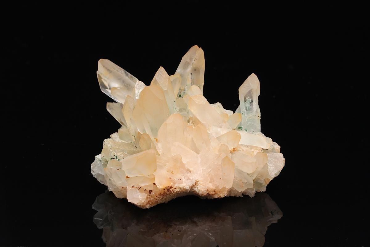 フックサイトインタンジェリンクォーツクラスター FITCL-009