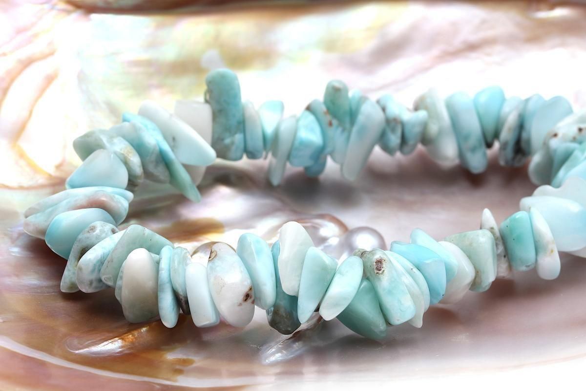 ラリマーブレスレット【さざれタイプ】LARBR-042｜平和を象徴する