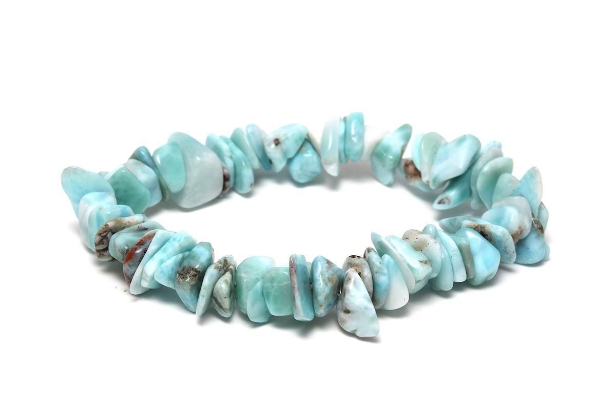 ラリマーブレスレット【さざれタイプ】LARBR-043｜平和を象徴