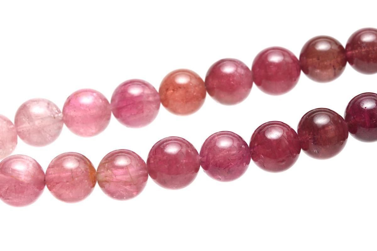 ★クォーツwithピンクトルマリン 8.7ミリ珠 ブレスレット(SA) ☆クォーツwithピンクトルマリン 8.7ミリ珠 ブレスレット(SA)