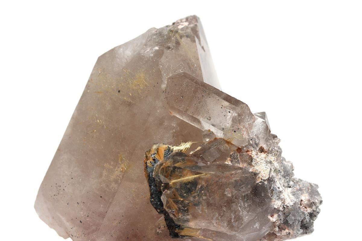 ブラジル ミナスジェライス州産 アイスクリスタル 自立 ブラジル・ミナスジェライス州産ルチルinクォーツ5｜ファイン