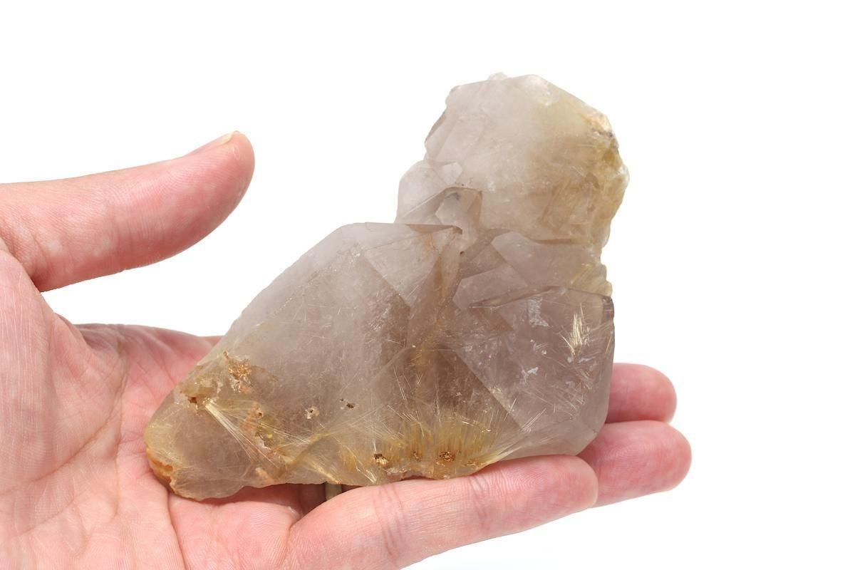 ブラジル・ミナスジェライス州産ルチルインクォーツクラスター