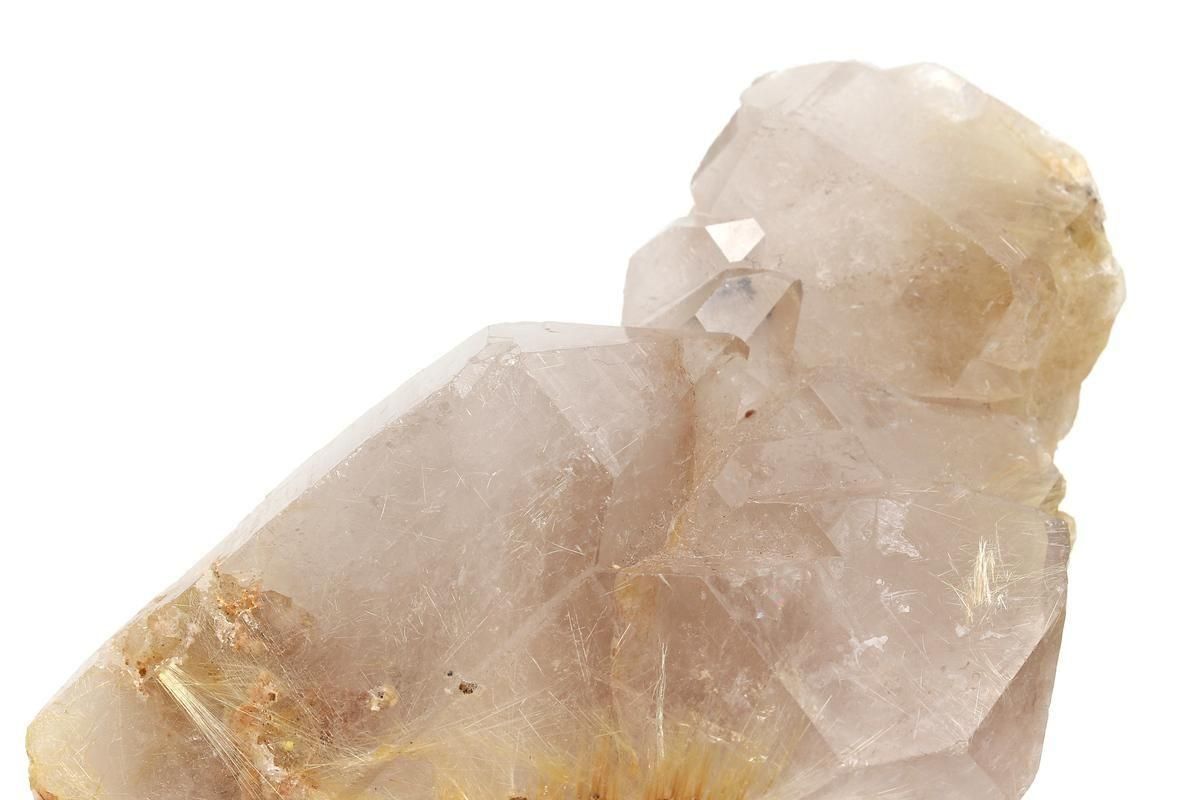 ブラジル・ミナスジェライス州産ルチルインクォーツクラスター