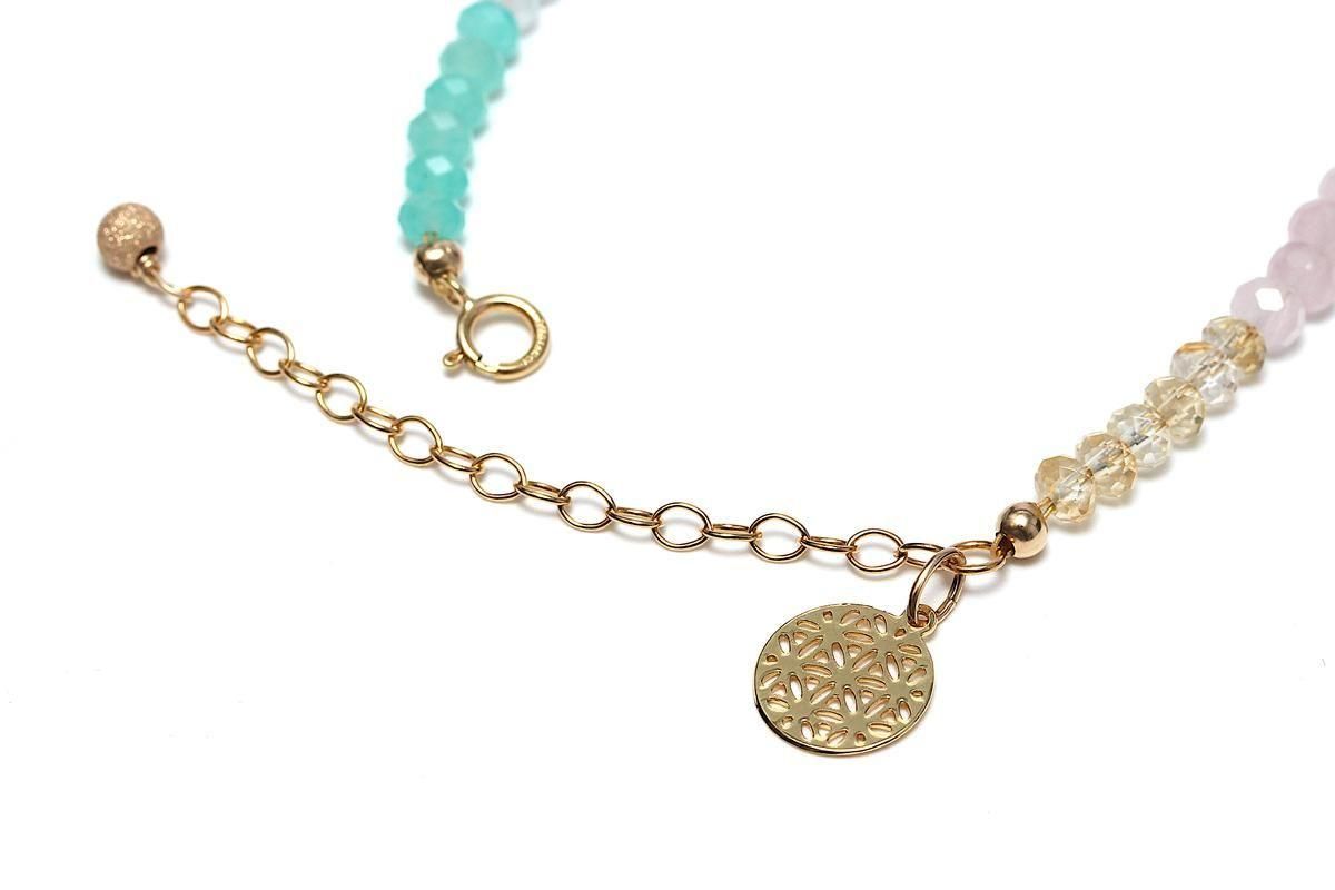 7チャクラカラーブレスレット [フラワーオブライフ] 7chakura