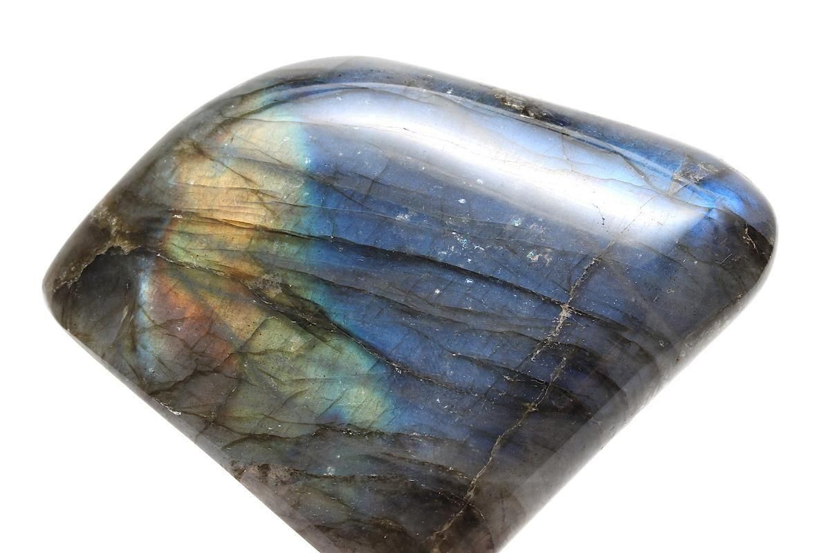 ラブラドライト原石【磨き】LABOR-026｜魂の成長を助ける神秘的な輝き