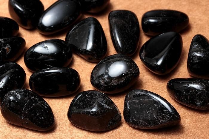 高品質】モリオン(黒水晶)タンブル【Mサイズ】セット販売(1点