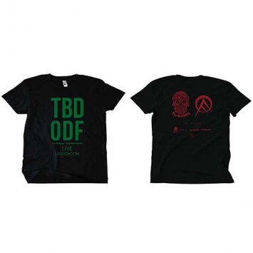 The Birthday x OLEDICKFOGGY Tシャツ 【BLACK】Green&Red print - LIQUIDROOM ONLINE  STORE