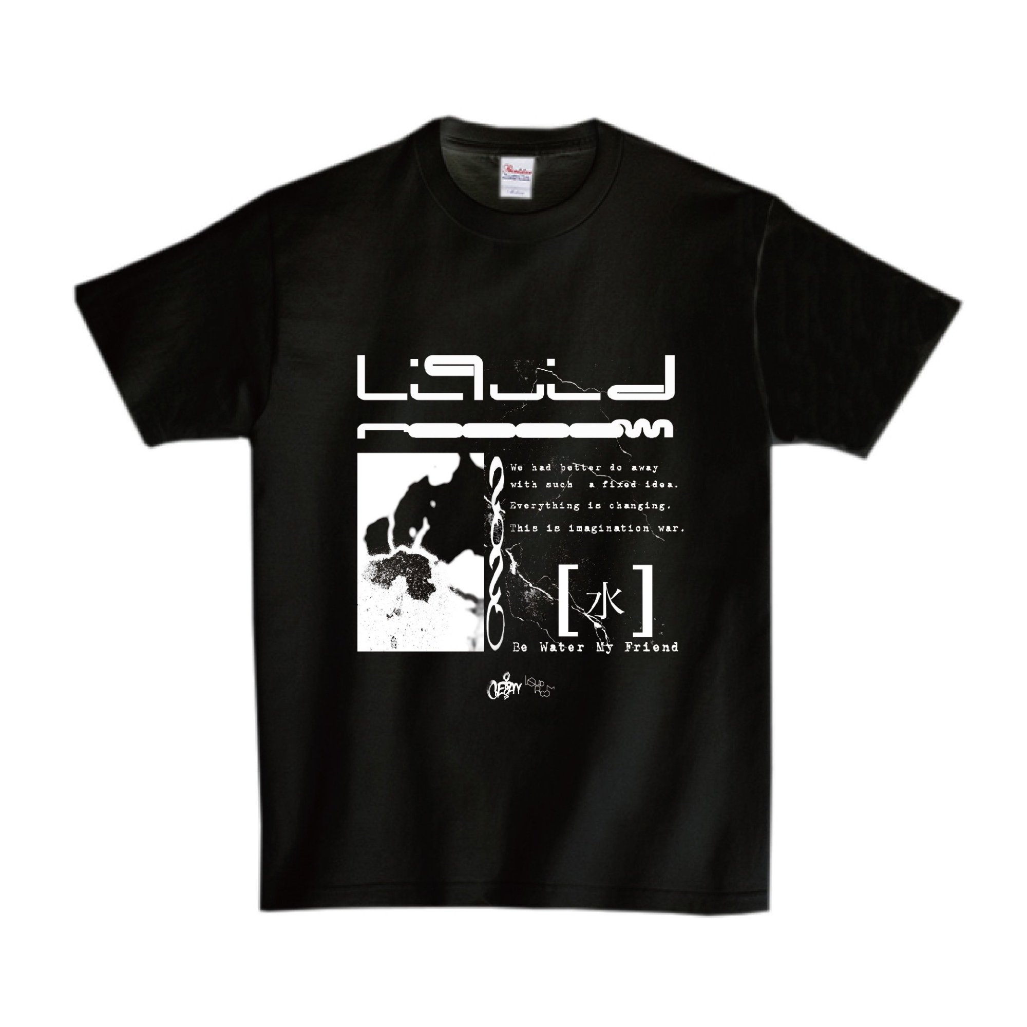 LIQUIDROOM x GEZAN　Be Water My Friend T-shirts - LIQUIDROOM ONLINE STORE