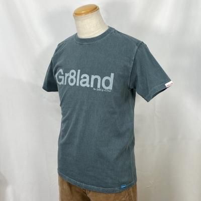 21Gr8land LOGO  TEE顼BODY: P.SLATEPRINT: WHT