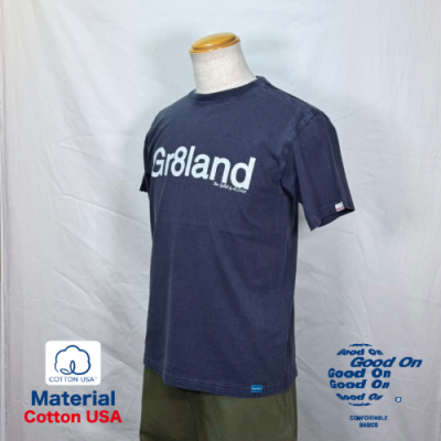 21GR8LAND LOGO TEE       顼P.NAVY