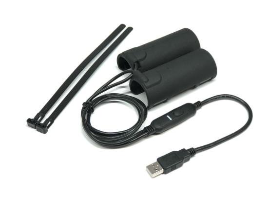 クリップグリップヒーター(USB接続 5V2A/コントローラー付き) - クリッピングポイント