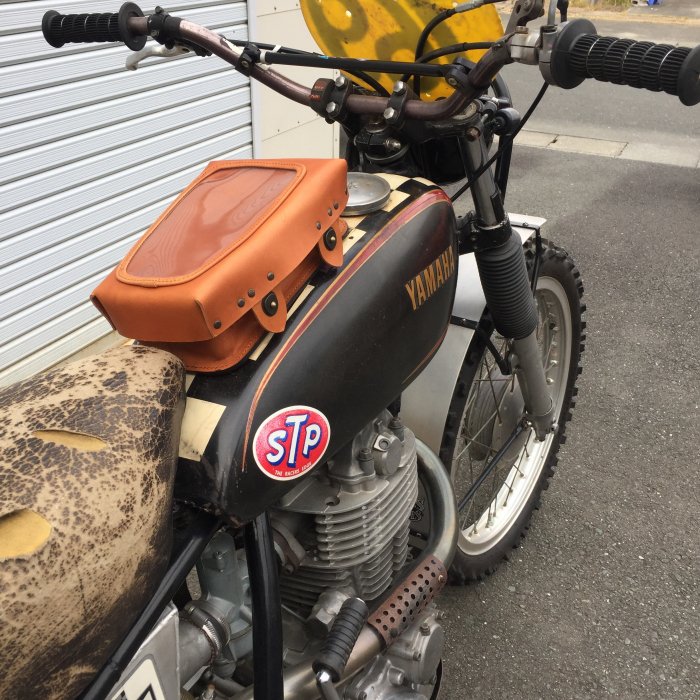 vintagemotocross,tankbag,bultaco,isdt,sr400,sr500,enduro,custombike,motorock,elbamatt,hodaka