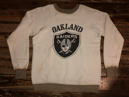 60年代 NFL オークランドレイダーススウェット - CA. used clothing ...