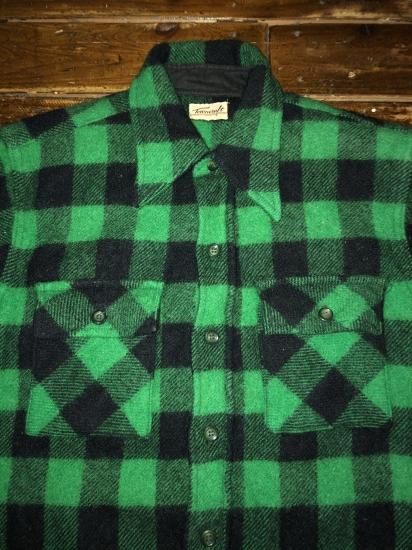 50年代 タウンクラフト ウールシャツ - CA. used clothing and books