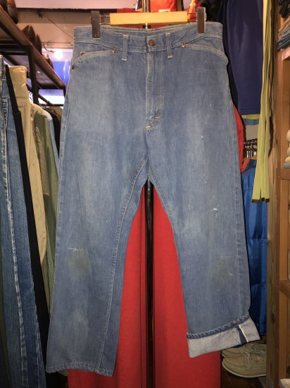 60年代 ローバック デニムパンツ - CA. used clothing and books