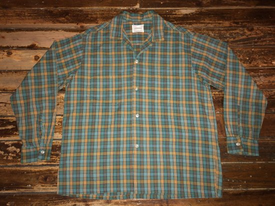 60s TOWNCRAFT オープンカラーシャツバータグ - シャツ