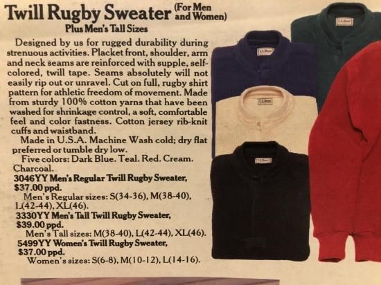 1987年 L.L.Bean SPRINGカタログ - CA. used clothing and books