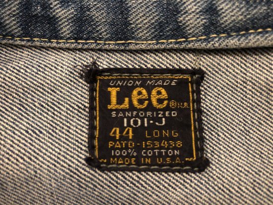 60年代 LEE 101-J - CA. used clothing and books