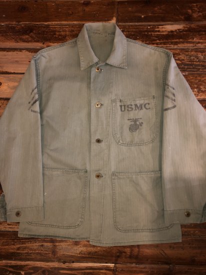【DeadStock】USMC P41 HBTジャケット40s以前千葉の某有名古着にて