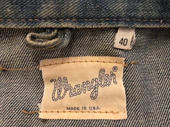 60年代 ラングラー 124MJ - CA. used clothing and books