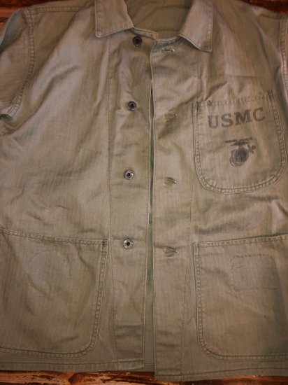 40年代 USMC P-41 HBTジャケット - CA. used clothing and books