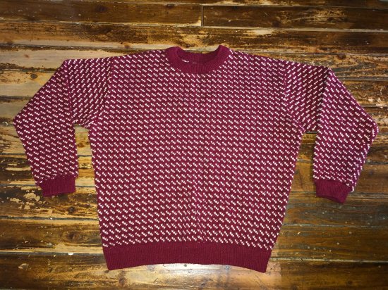 80's L.L.Bean Birdseye セーター