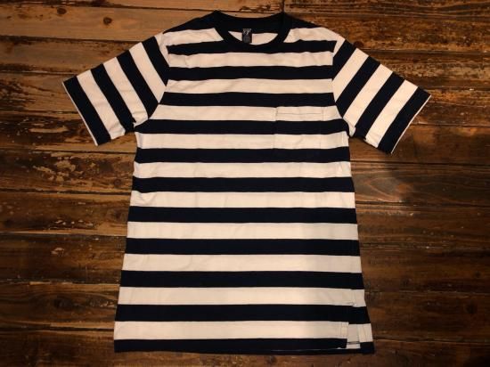 90年代 ランズエンド ボーダーTシャツ - CA. used clothing and
