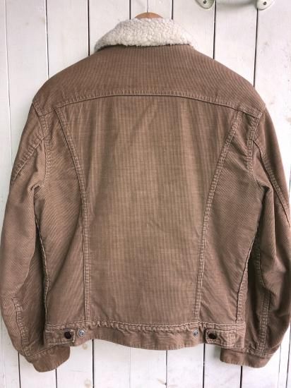 DIOR コーデュロイジャケット 70's Levi's 70605 コーデュロイボアジャケット ネイビー SIZE