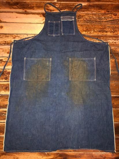 50年代 デニムエプロン - CA. used clothing and books