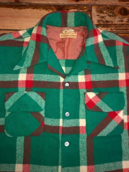 トップス 50's McGRegor Wool shirt 50s McGREGOR Wool Shirt 50年代 マクレガー ウールシャツ S