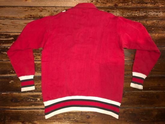50年代 ピルグリム ハーフジップスウェットシャツ - CA. used clothing