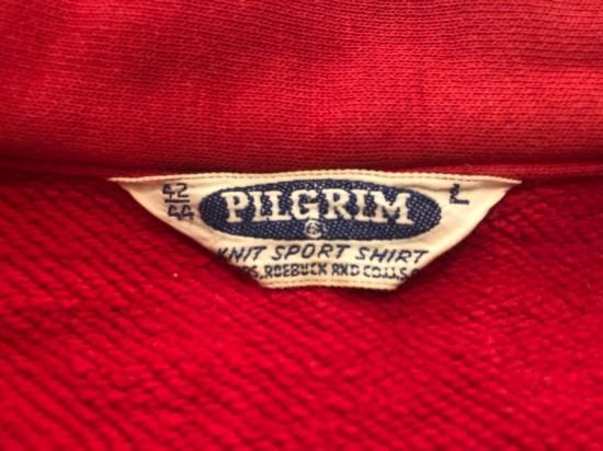 50年代 ピルグリム ハーフジップスウェットシャツ - CA. used clothing