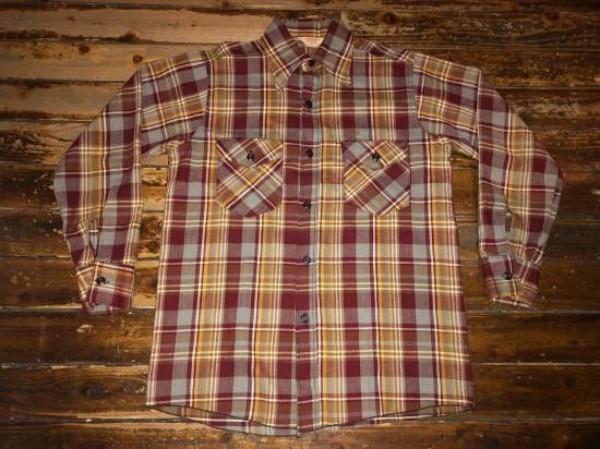 70年代 フロストプルーフ ヘビーフランネルシャツ - CA. used clothing