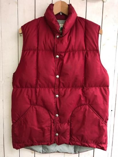 80年代 シェラデザイン ダウンベスト - CA. used clothing and books