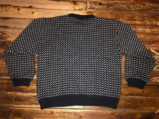 【美品】80’sヴィンテージL.L.Bean ノルディック バーズアイ セーター 古着 80s ノルウェー製 LL Bean バーズアイ ヘビー ウール