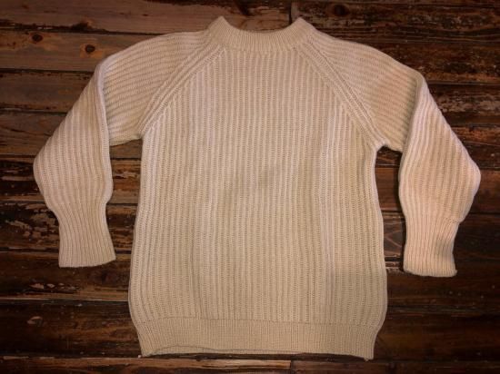 80s eddie bauer リブ編み ウール セーター ピーターストーム 80年代 ピーターストーム 畦編みセーター - CA. used clothing and books