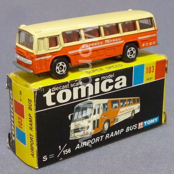 トミカ 103-1-8 空港送迎バス 三菱ふそう 東北急行バス仕様 1977年イケダ特注 - 絶版ミニカーショップ  Mono-Rev(モノレブ)2011サイト