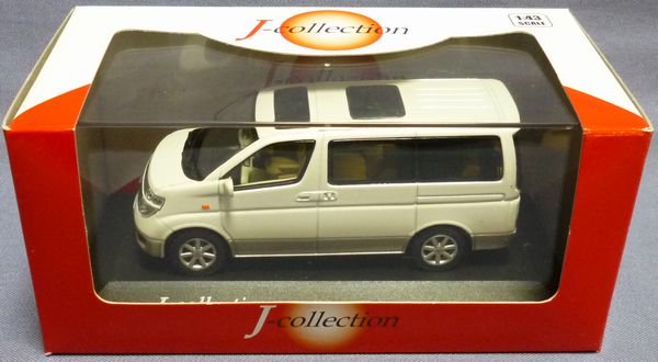 JコレクションJC16050WS 日産 エルグランド E51 パール白／シルバー ツートーン - 絶版ミニカーショップ  Mono-Rev(モノレブ)2011サイト
