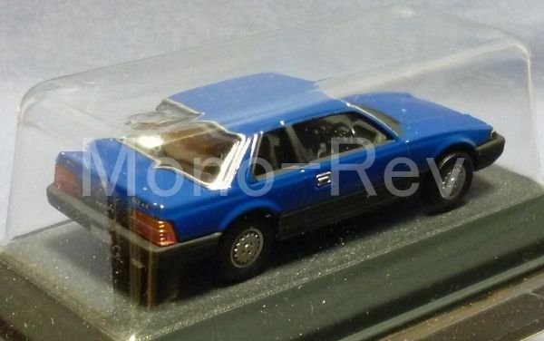 コナミ1/64 ホンダ プレリュード (E-AB) 1982 青 - 絶版ミニカー 