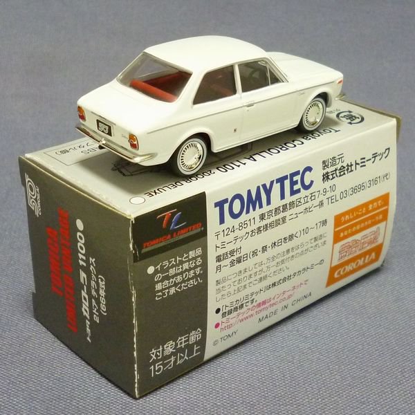 売上実績NO.1 トミカ リミテッド COROLLA1100 トヨタ カローラ1100 KE10