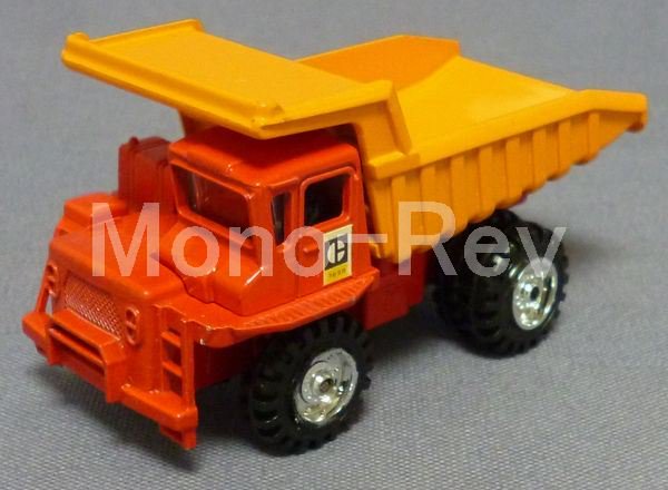 ワールドゼッケン1 キャタピラー 769B ダンプトラック 赤/橙黄 - 絶版 