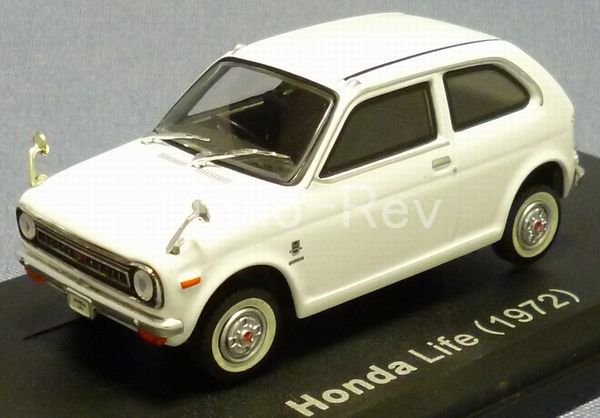 国産名車コレクション 1/43 ホンダ ライフ Honda Life 1972 白 アシェット 旧車 クラシックカー ミニカー ＴＡ