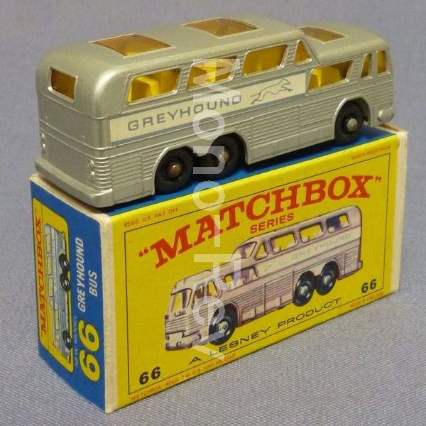 マッチボックス66C-3 グレイハウンドバス - 絶版ミニカーショップ