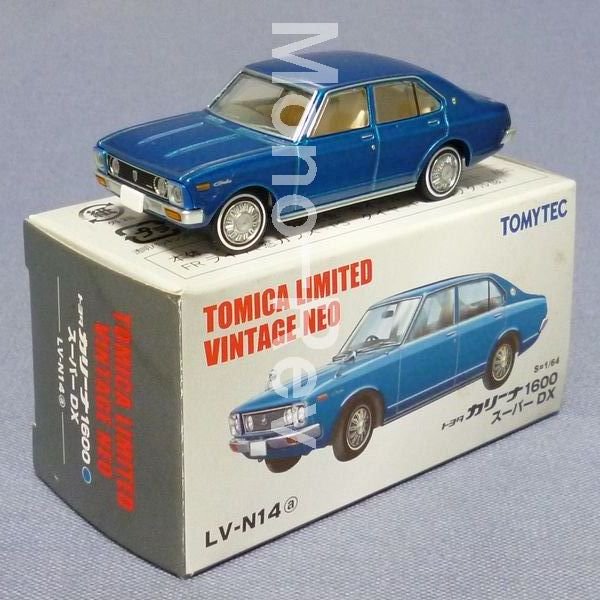 LV-N14a トヨタ カリーナ 1600スーパーDX 1970（TA12-MNF） 青メタ 