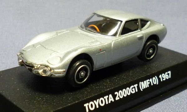 コナミ1/64 トヨタ 2000GT (MF10前期) 1967 シルバー 難あり - 絶版ミニカーショップ Mono-Rev(モノレブ)2011サイト