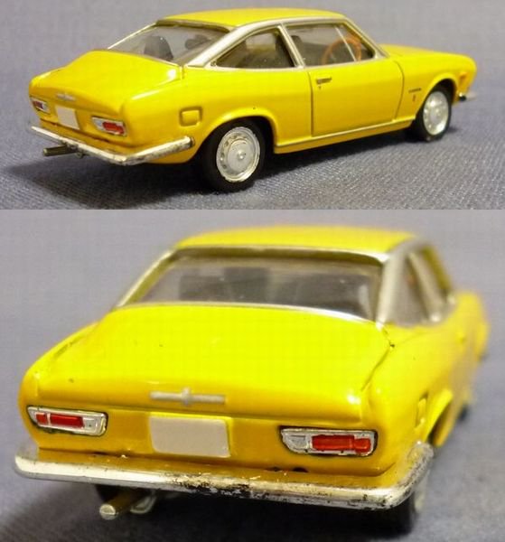 コナミ1/64 いすゞ117クーペ イエロー （PA90) 1968 - 絶版ミニカーショップ Mono-Rev(モノレブ)2011サイト