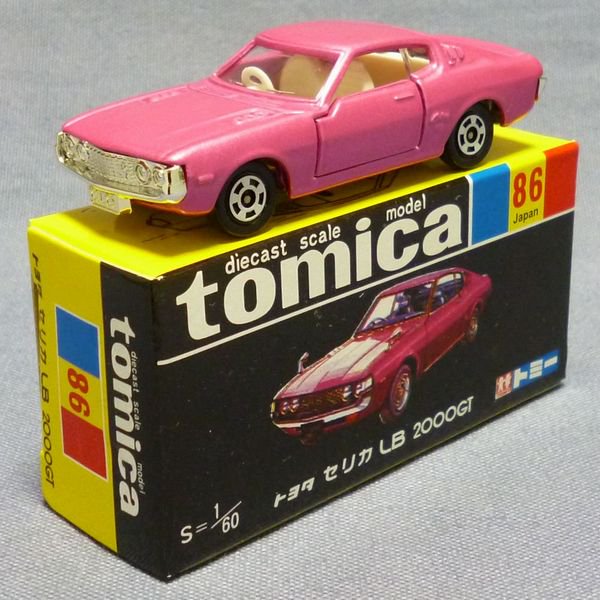 トミカ 86-1(2000年) トヨタ セリカ LB 2000GT 桃紫(RA25-MQ) - 絶版 